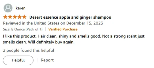 I Love This Shampoo for Clean, Shiny Hair