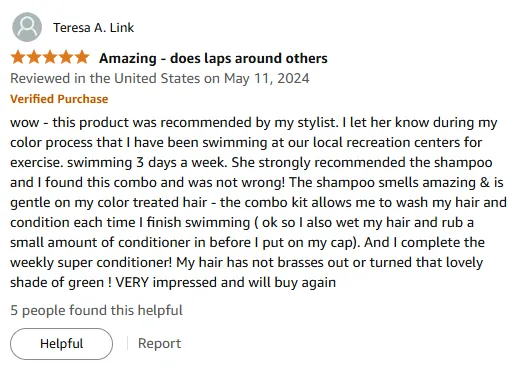 My Top Shampoo for Swimmers' Color Protection