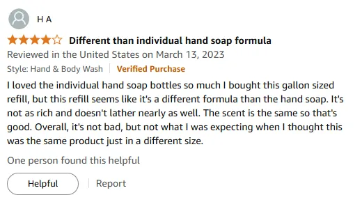 My Hand Soap Refill Review: Poor Lather and Richness
