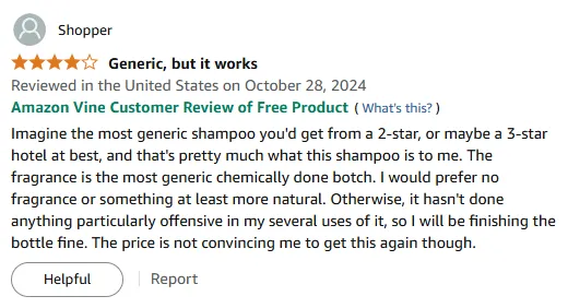 My Shampoo Review: Generic Fragrance but Usable