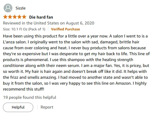 I Revived My Damaged Hair with L'anza Shampoo