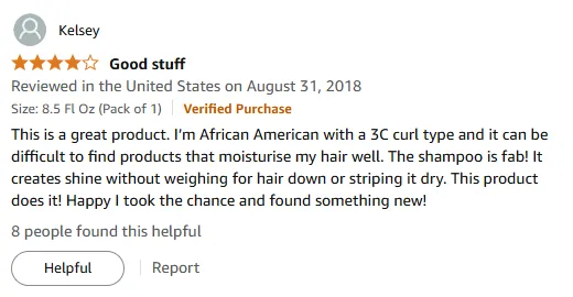 My Best Shampoo for 3C Curls Moisture and Shine