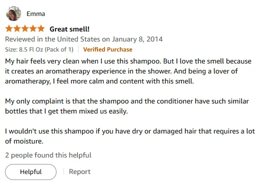 My Aromatherapy Shampoo for Clean Hair and Calm Mind