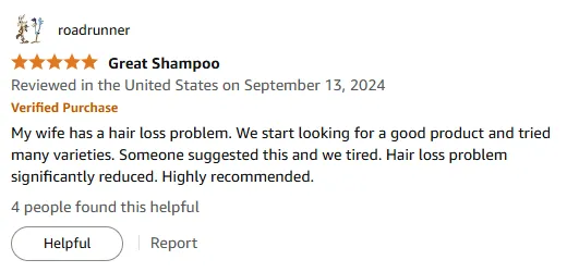 I Stopped Hair Loss with This Shampoo