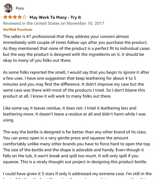 My Shampoo Review: Residue-Free and Itch Relief