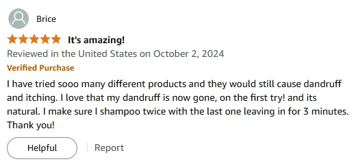 I Cured Dandruff with Natural Shampoo on First Try