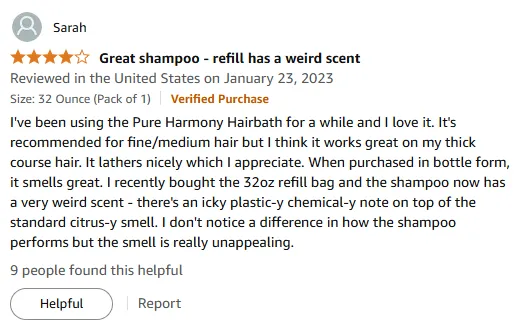 My Pure Harmony Shampoo Review for Thick Hair