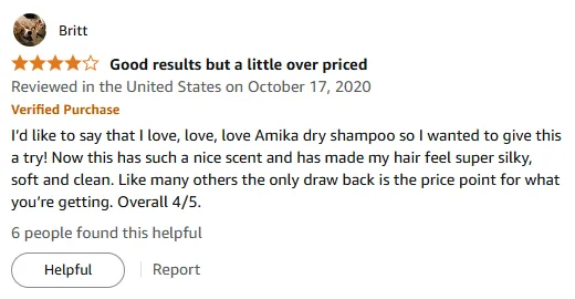 My Amika Dry Shampoo Review for Silky Hair
