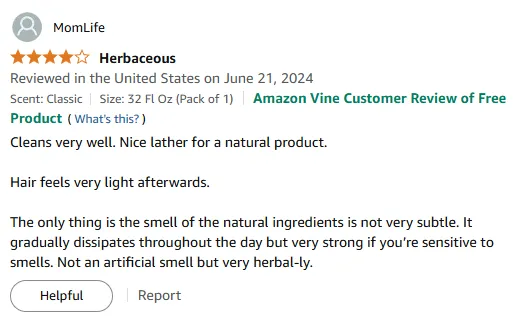 I Love How This Natural Shampoo Cleans and Lightens Hair