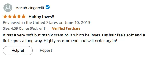 My Shampoo Review: Soft Hair with Manly Scent