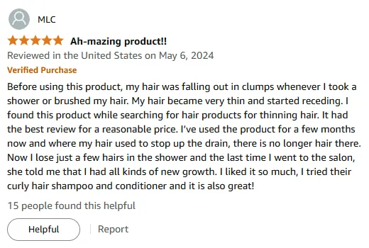 I Stopped Hair Loss with Thinning Hair Shampoo