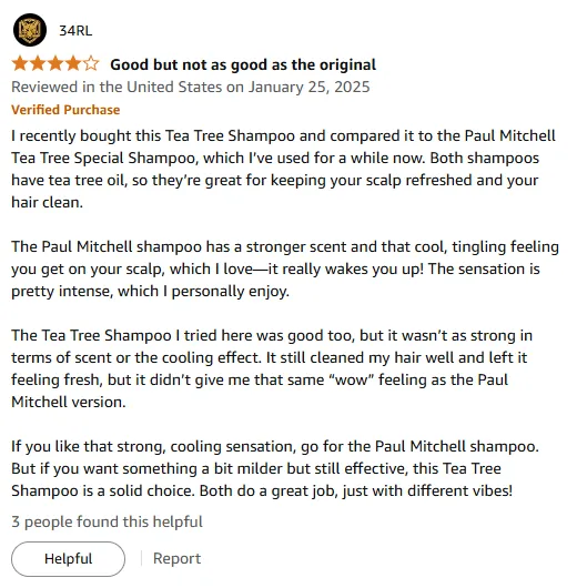 My Tea Tree Shampoo Comparison and Honest Review