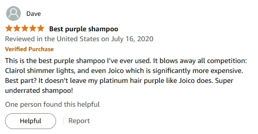 I Love This Underrated Purple Shampoo For Platinum Hair