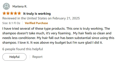 My Shampoo Reduces Hair Fall with Rich Lather and Less Conditioner