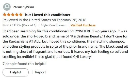 I Love CHI Luxury Black Seed Oil Shampoo