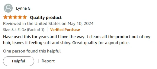 I Love How This Shampoo Cleans and Softens My Hair