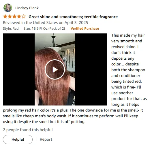 My Hair Feels Smooth and Shiny with This Shampoo