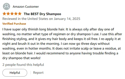 I Beat Oily Hair with Dry Shampoo