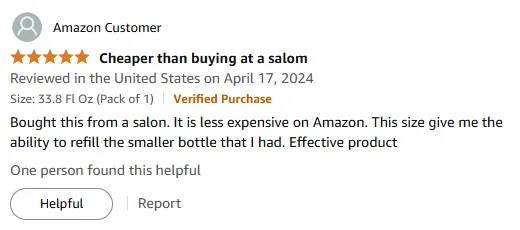 I Save with This Effective Shampoo Refill on Amazon