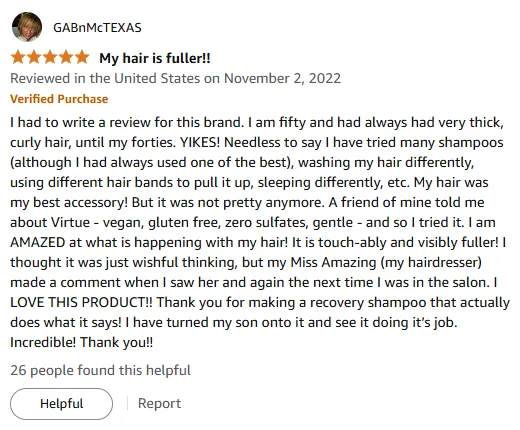 My Hair Transformation with Vegan Recovery Shampoo