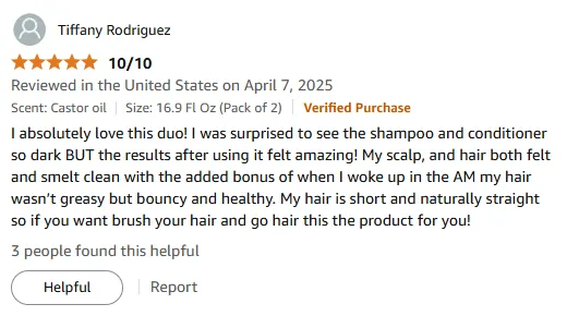 I Love This Shampoo for Bouncy, Non-Greasy Hair