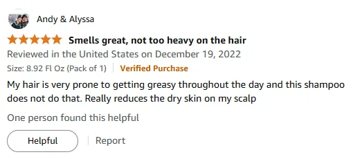 My Shampoo Stops Greasy Hair and Dry Scalp