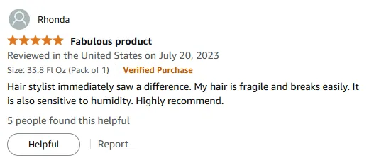 I Love This Shampoo for Strong, Humidity-Resistant Hair