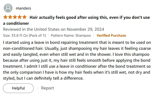 My Shampoo Keeps Hair Smooth and Tangle-Free