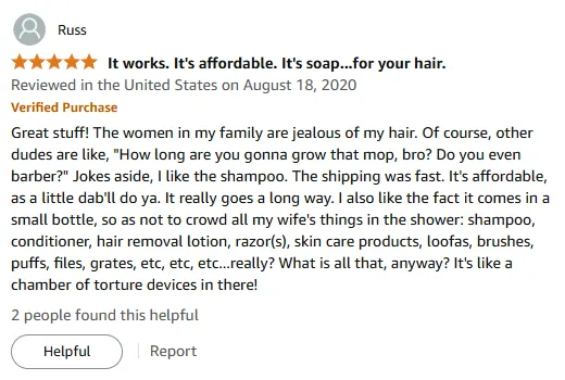 I Love My Hair with This Amazing Shampoo