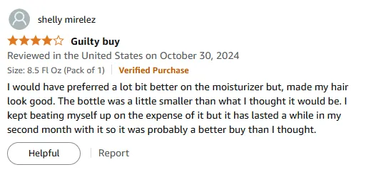 My Shampoo Made My Hair Look Great and Lasted Long