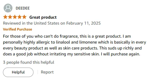 My Fragrance-Free Shampoo for Sensitive Skin Relief