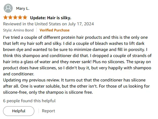 My Silky Hair with Protein Shampoo
