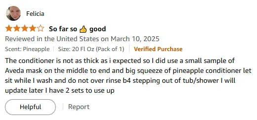 My Aveda Shampoo Experience with Pineapple Conditioner