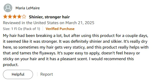 My Hair Feels Stronger and Shinier with This Shampoo