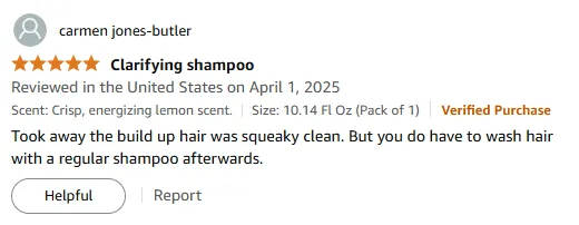 My Shampoo Experience: Squeaky Clean Hair