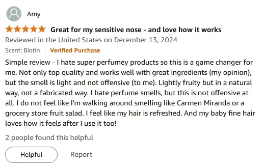 My Favorite Light Scented Shampoo for Fine Hair