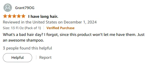 My Shampoo Experience