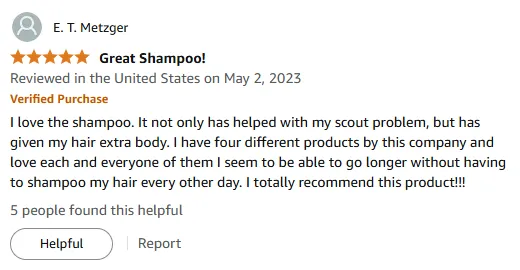 My Favorite Shampoo for Scalp & Hair