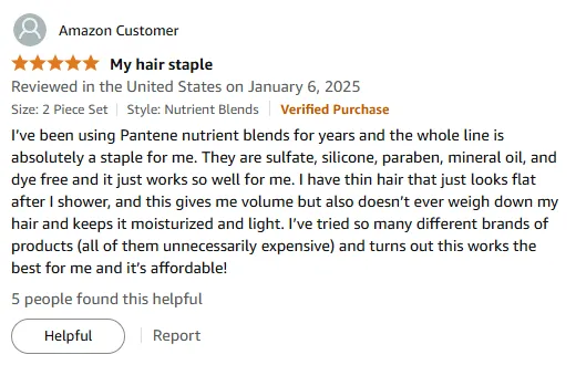 My Favorite Pantene Shampoo for Volume & Moisture
