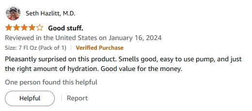 I Love This Shampoo for Its Great Scent and Hydration