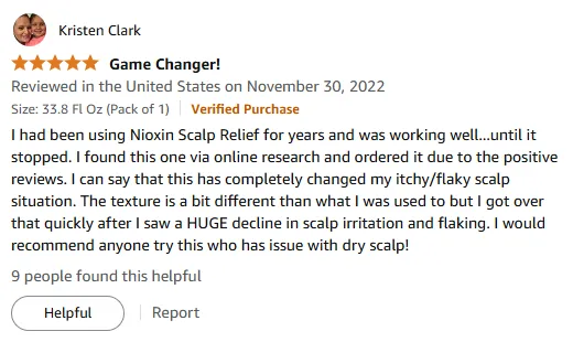 My Itchy Scalp Relief with New Shampoo