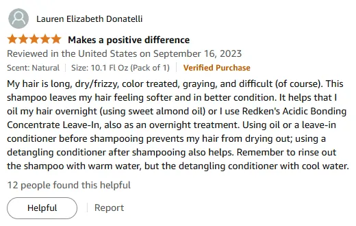 My Hair Feels Softer With This Shampoo