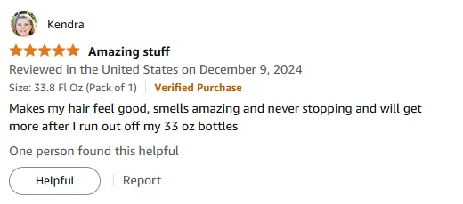 My Shampoo Experience with 33oz Bottle