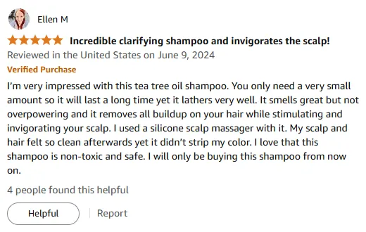 Tea Tree Oil Shampoo Review: My Experience