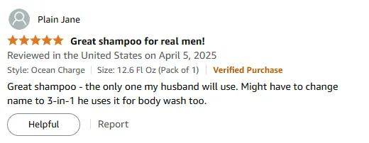 My Favorite Shampoo for Hair and Body