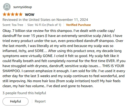 My Life-Saving Shampoo for Dandruff and Sensitive Scalp