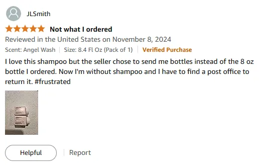 My Shampoo Experience with Bottle Issues