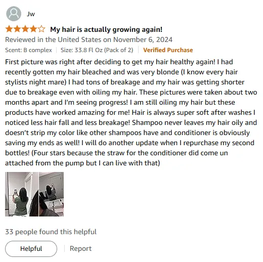 My Hair Improved with This Shampoo