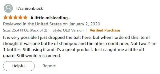 My Shampoo Experience with 2-in-1 Bottles