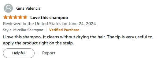 My favorite shampoo that keeps hair healthy